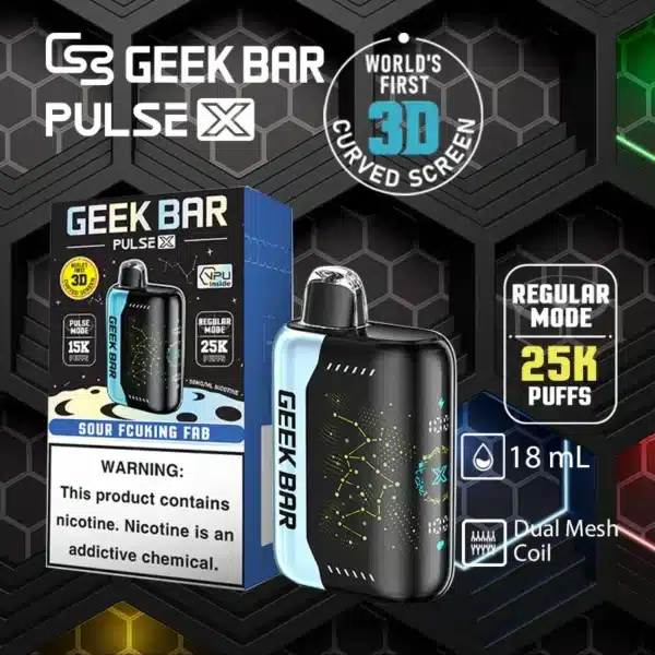 geek bar pulse x puffs