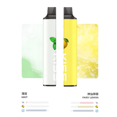 kis puffs 鎧斯 號一次性電子煙薄荷,神仙檸檬