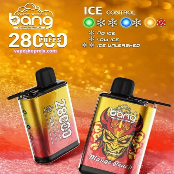 BANG 28000 口霧化棒｜超大容量一次性電子煙 支援冰控 台灣批發