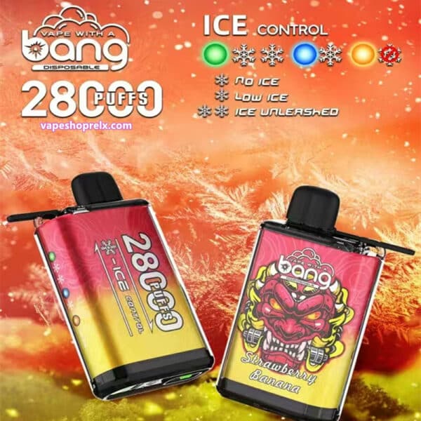 BANG 28000 口霧化棒｜超大容量一次性電子煙 支援冰控 台灣批發