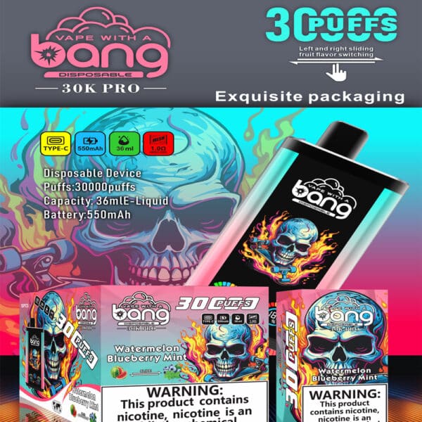 Bang-30000-Puffs-1.jpg BANG PRO 30000 Puffs|超大容量雙口味電子煙|台灣批發