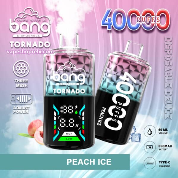 BANG TORNABO 40000 Puffs 超大容量拋棄式霧化棒｜新款登場