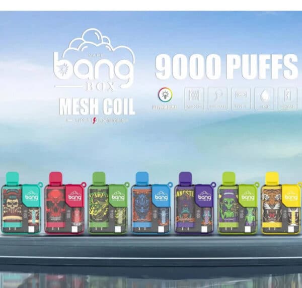 BANG BOX 9000Puffs炫彩外觀電子煙