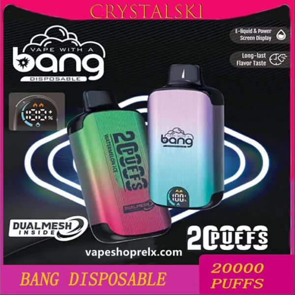 bang-20000puffs-1-1.jpg BANG DUALMESH 20000 Puffs一次性拋棄式電子煙|LED顯示屏持久續航可充電